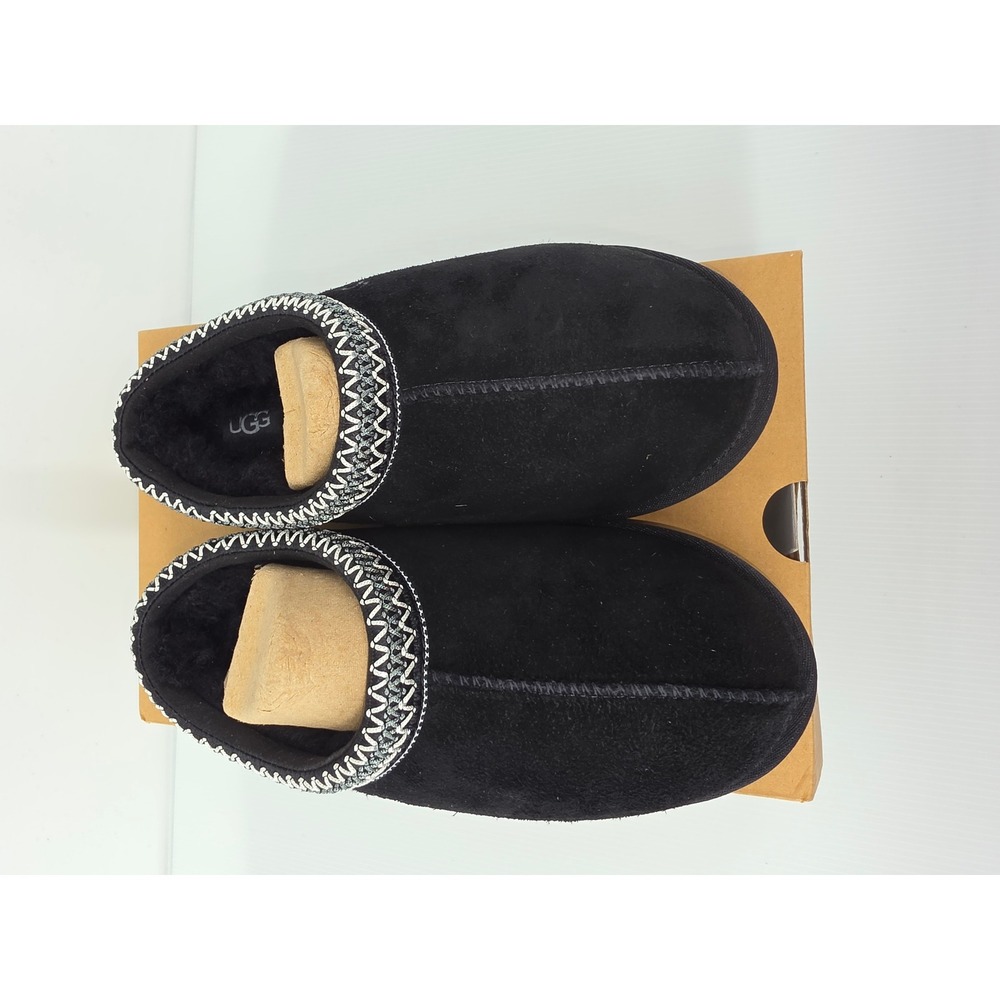 UGG Tasman II Black Suede Slippers 1174470 Womens Size 7 NEW